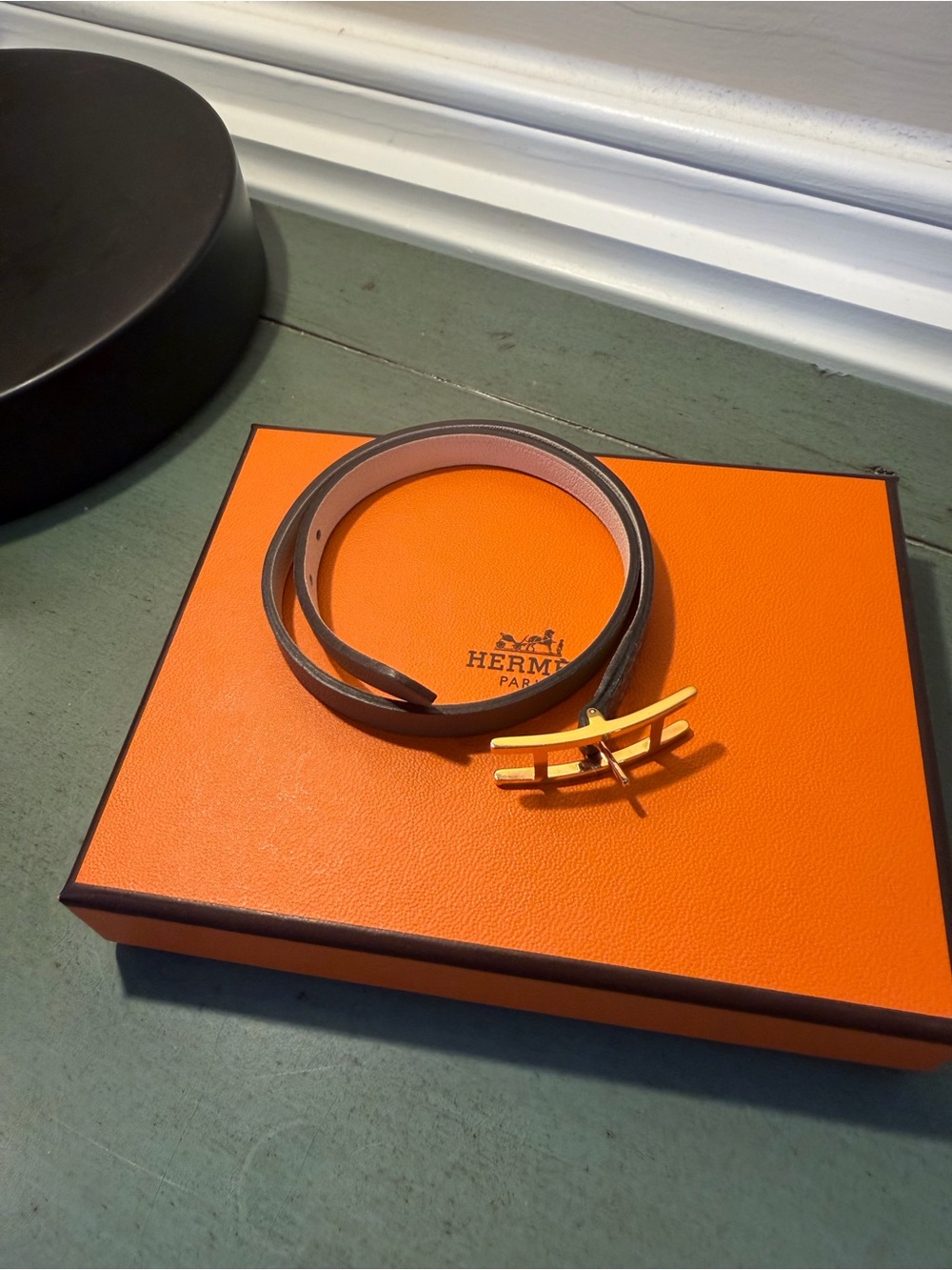 Hermes Behapi Double Tour bracelet